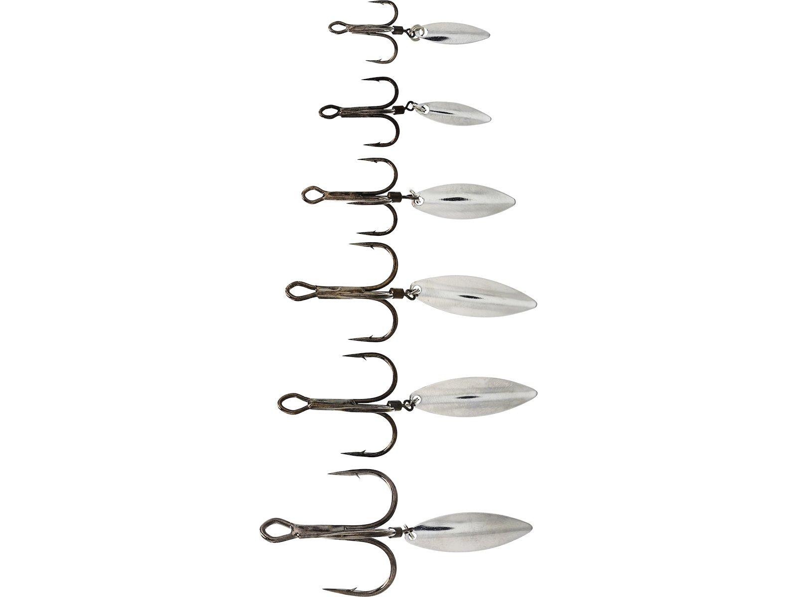 Westin Spin-Treble r.1 Silver/Red 2szt. kotwica