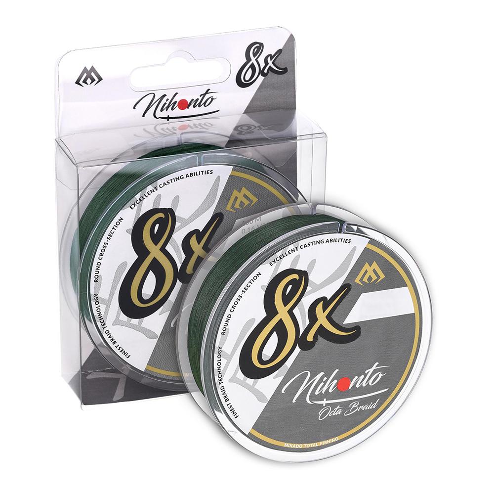 Mikado Nihonto Octa Braid Green 0.08mm 5.15kg 10m plecionka