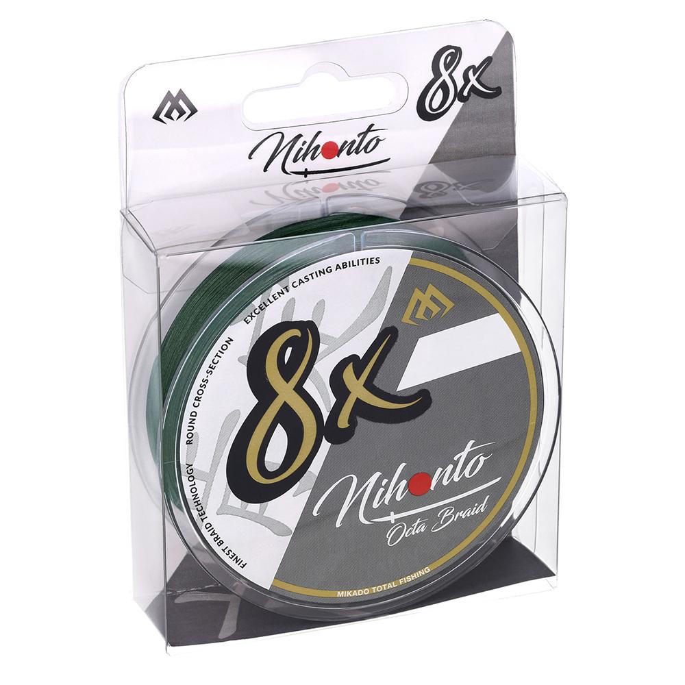 Mikado Nihonto Octa Braid Green 0.20mm 18.1kg 10m plecionka