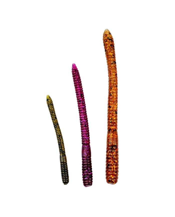 Perch Professor Flying Worm 7cm Mix 6szt.