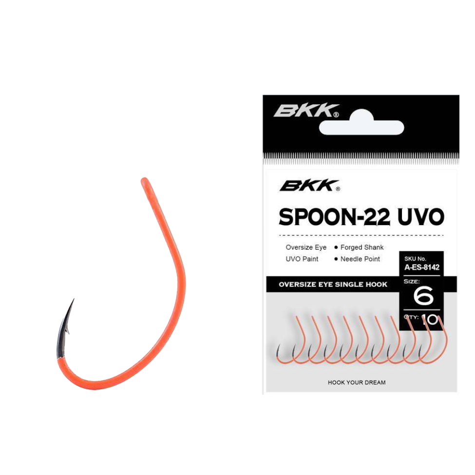 BKK Spoon-22 UVO r.1 9szt haczyki