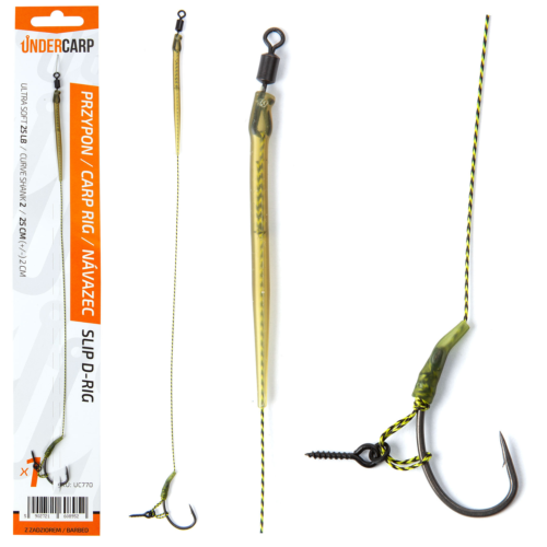 UnderCarp Przypon Karpiowy Slip D-Rig 2