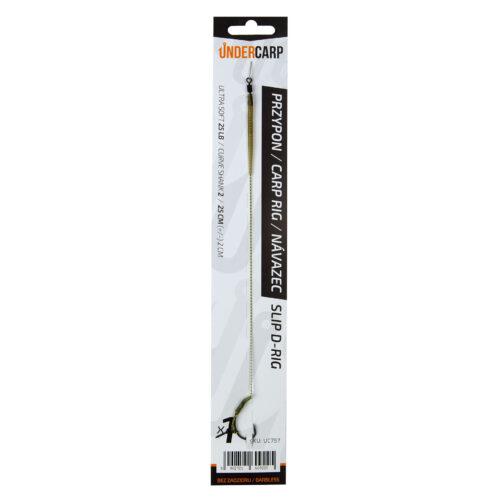 UnderCarp Przypon Karpiowy Slip D-Rig Barbless 2