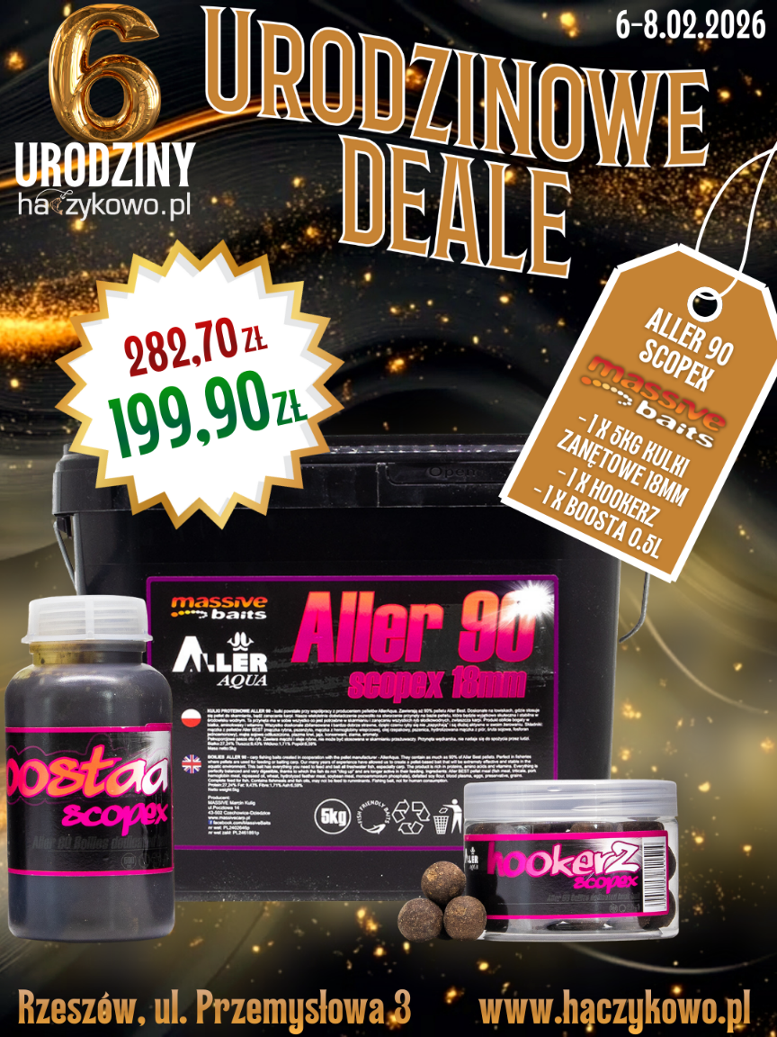 Massive Baits Pakiet Aller90 Scopex