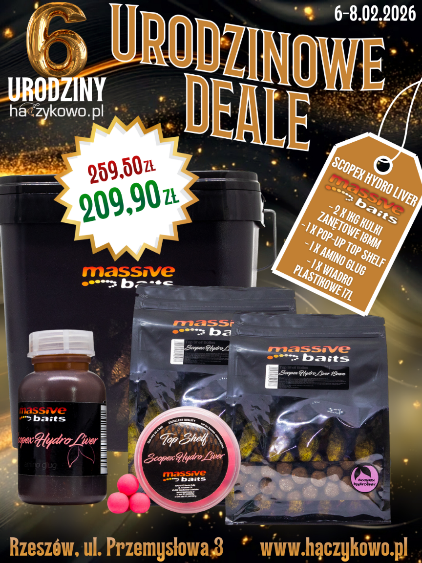 Massive Baits Pakiet Scopex Hydro Liver