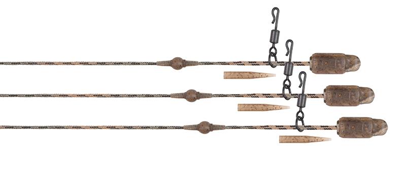 Fox Edges Camo Heli-Clip Rigs 40lb Submerge 3pcs