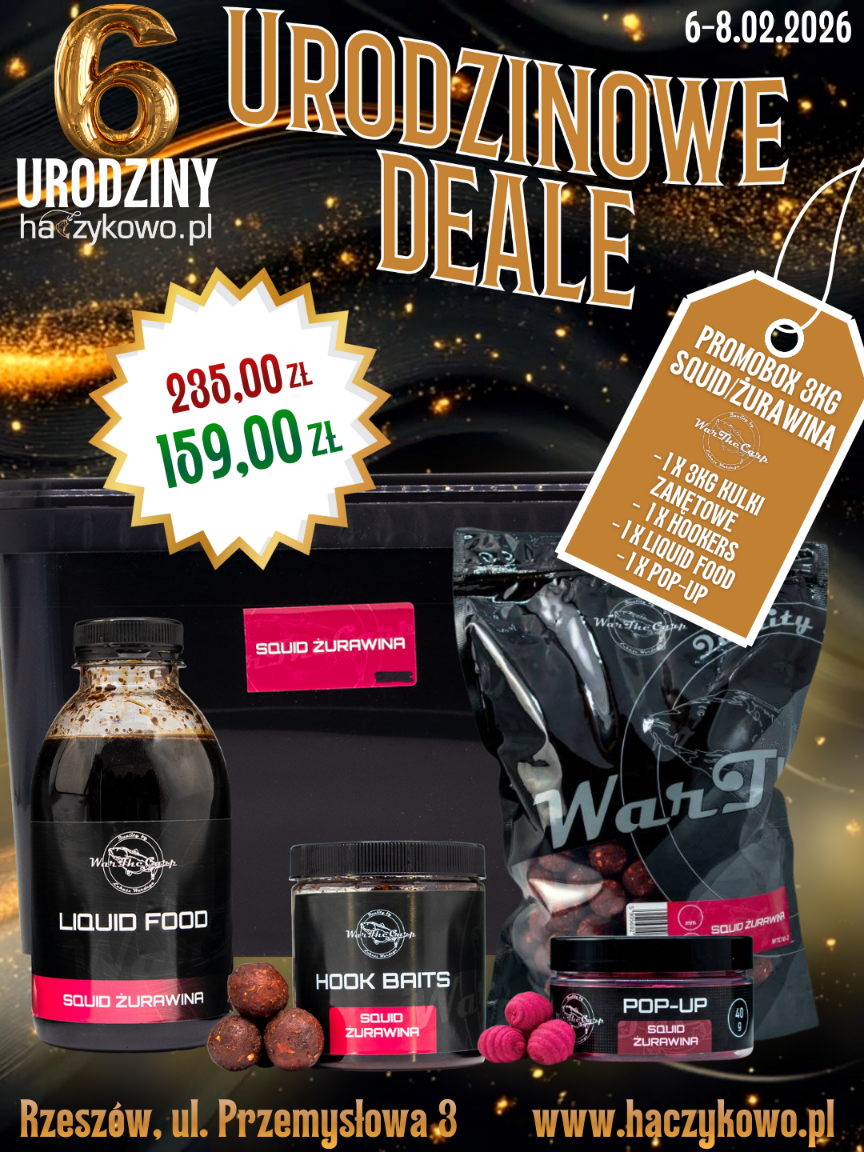 WarTheCarp PromoBox 3kg Squid / Żurawina