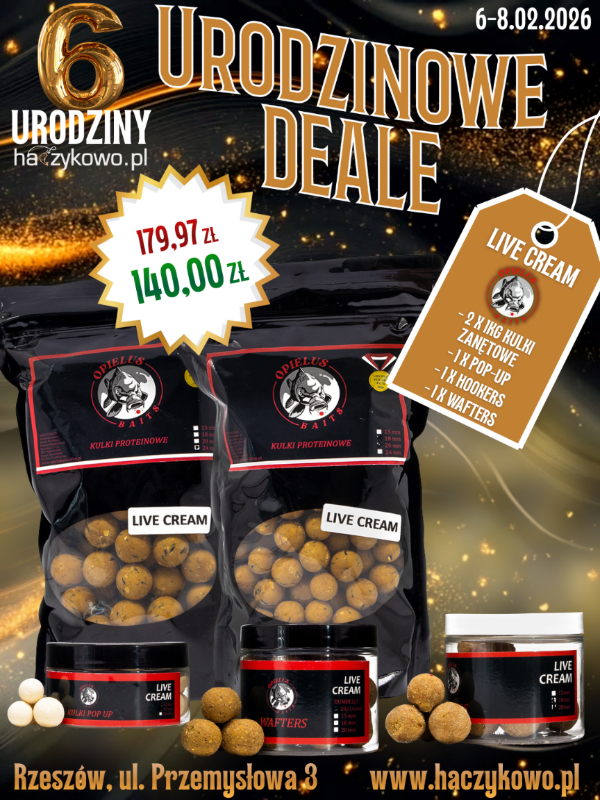 Opielus Baits Pakiet Live Cream