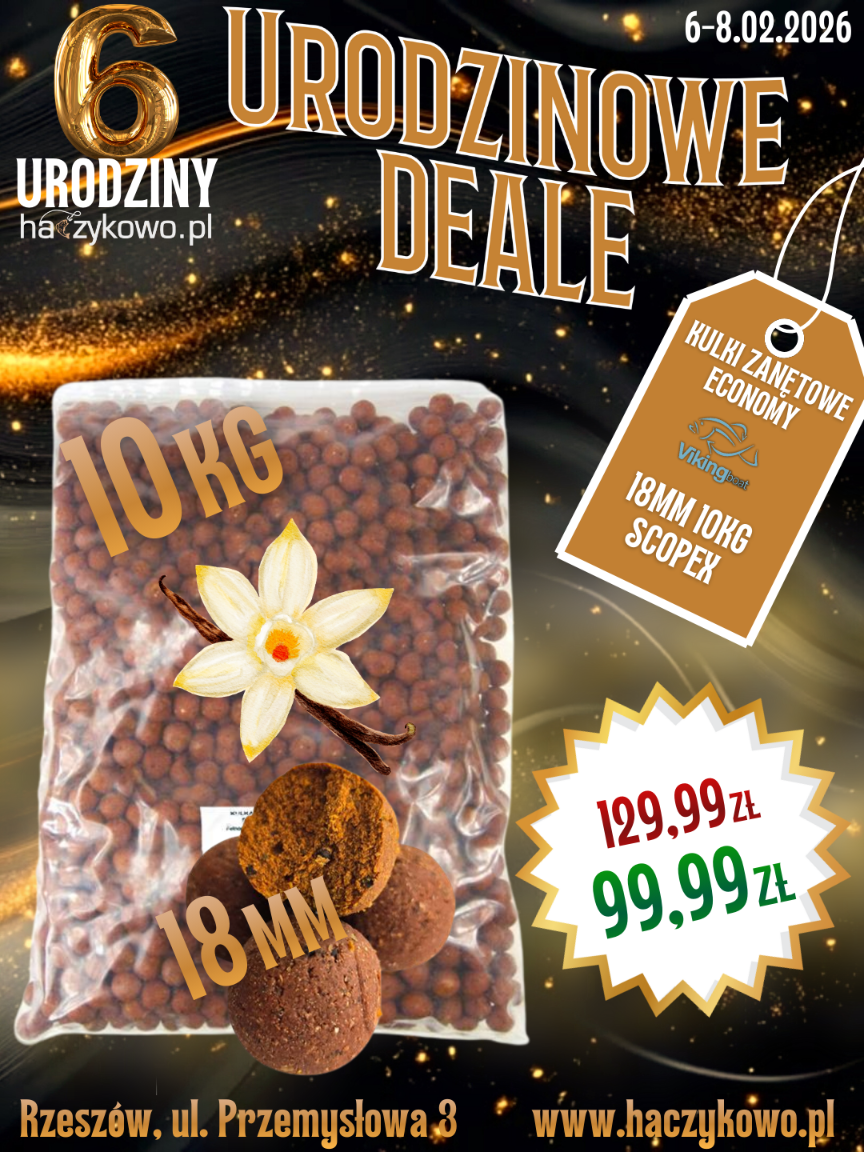 Kulki Zanętowe Economy 18mm 10kg Scopex