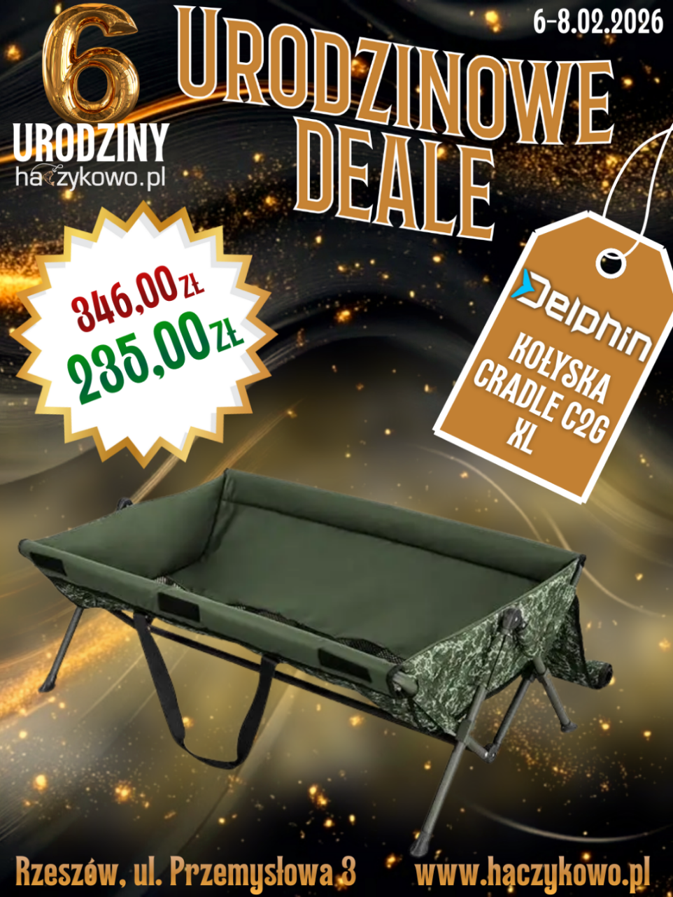 Delphin Cradle C2G XL kołyska