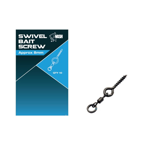 Nash wkręt z krętlikiem Swivel Bait Screw 8mm
