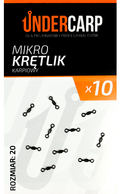 UnderCarp Mikro krętlik karpiowy r. 20