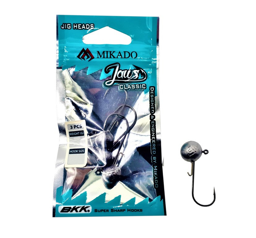 Mikado Jaws Classic Jig Bn 12g 6/0 3szt. główka jigowa